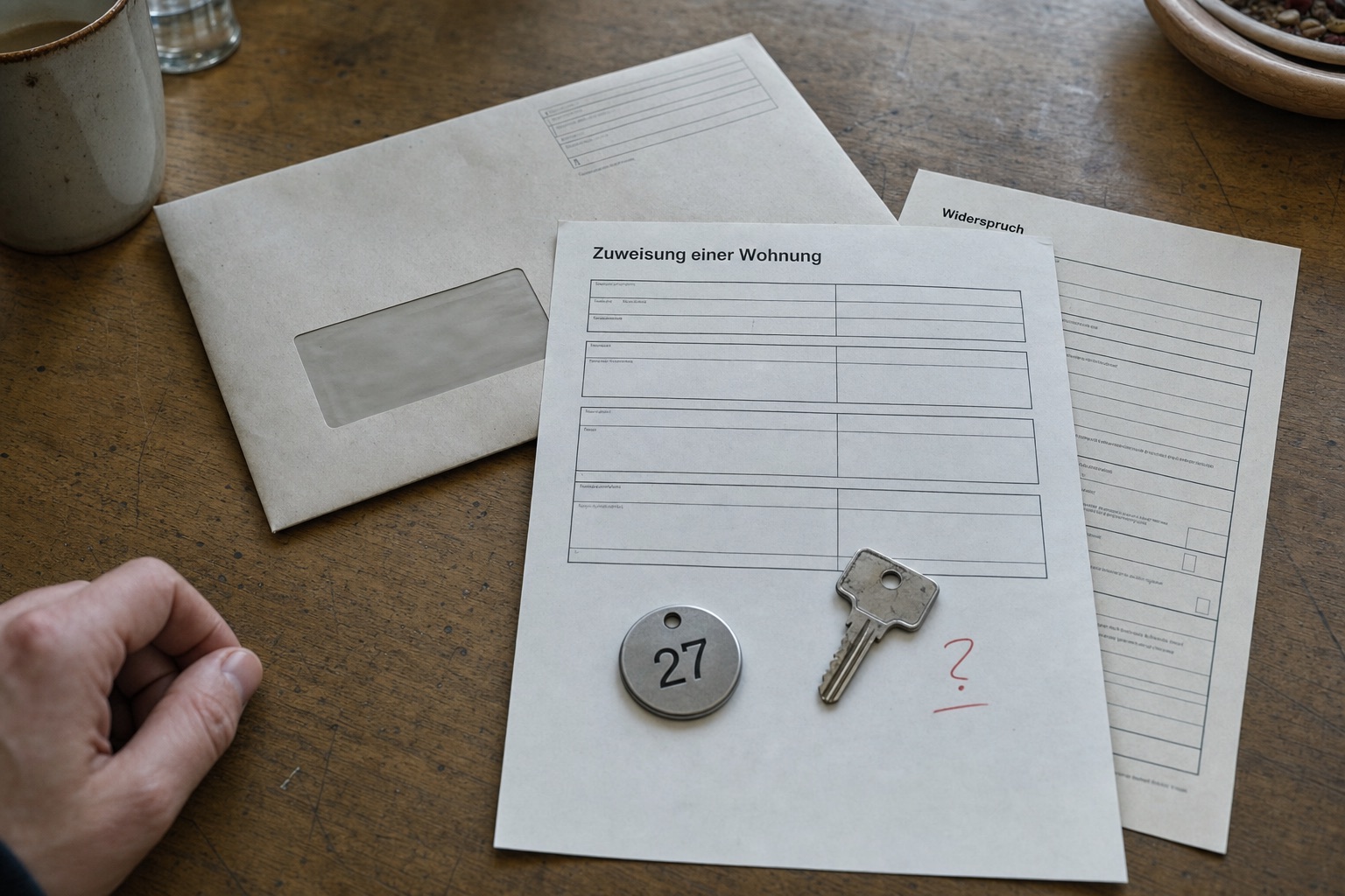 Concept visualisation of a housing interpretation and objection form